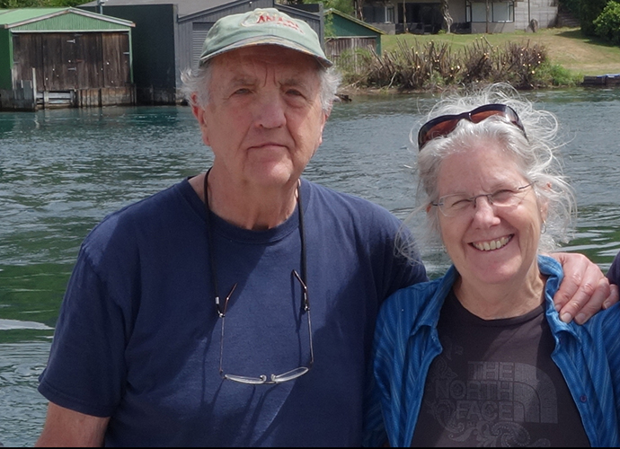 A shared life: Stephanie Guildford and Bob Hecky