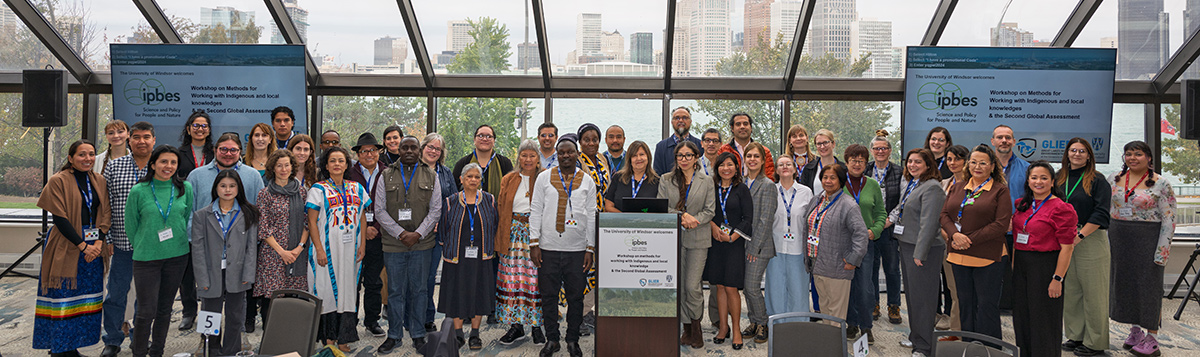 IPBES workshop comes to Windsor to discuss and co-develop methodological guidance for working with Indigenous and local knowledge in science-policy frameworks, and, to foster a Dialogue workshop with Indigenous Peoples, Local communities and science-policy authors on IPBES’ 2nd global biodiversity assessment. 